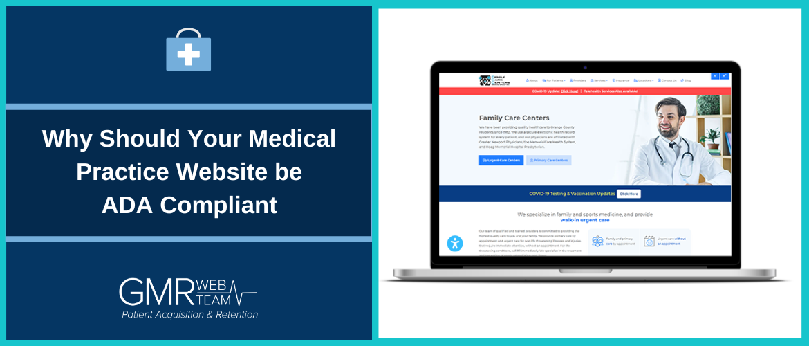 Why Should Your Medical Practice Website be ADA Compliant