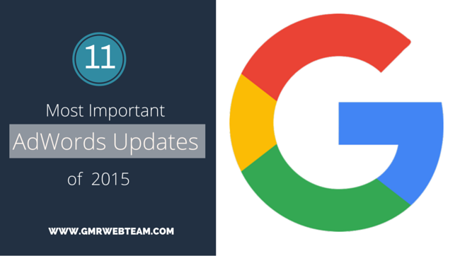 Important AdWords Updates of 2015