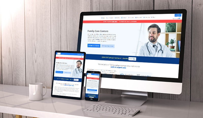 Get a Custom Urgent Care Website Design for Your Practice 