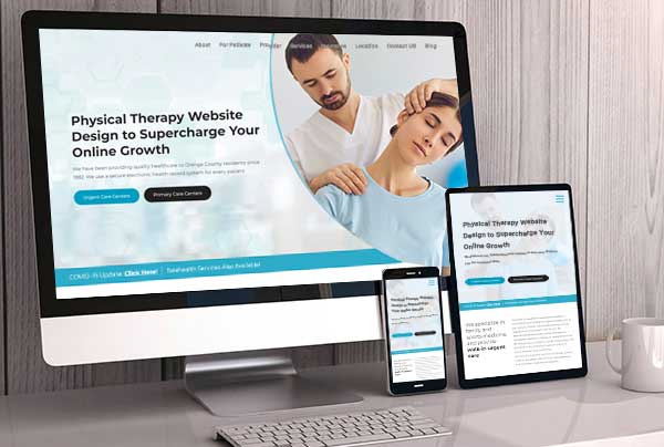 Get Custom Website Design for Physical Therapy Centers