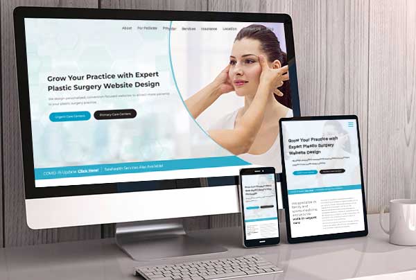 Customized Website Design for Plastic Surgeons